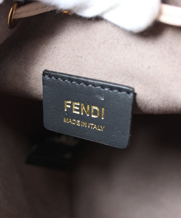 Fendi Mon Tresor Leather Mini Bag 8BS010 Cream